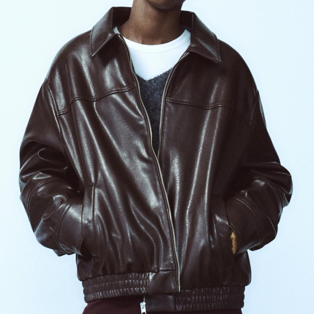 Zara - Faux Leather Jacket